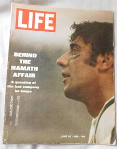 Joe Namath New York Jets June 20 1969 LIFE Magazine VG - Picture 1 of 1
