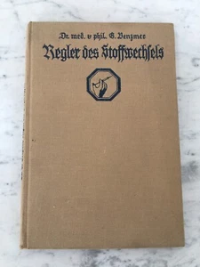 Libro Alemán Gótico Regulador De Metabolismo Regulador Des Stoffwechsels Kosmos - Imagen 1 de 9