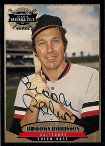 BROOKS ROBINSON 1996 Canadian Club Autograph & Promo Pack HOF Baltimore Orioles