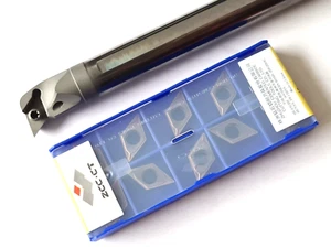 1x VHM Bohrstange E16R-SDUCR 11-IK + 10 DCMT 11T304-EM YBG205 für Edelstahl - Picture 1 of 2