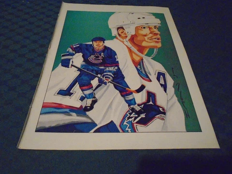 MARK MESSIER   POSTER COLOR  8 x 11 INCHES  VANCOUVER CANUCKS 1997 Cover
