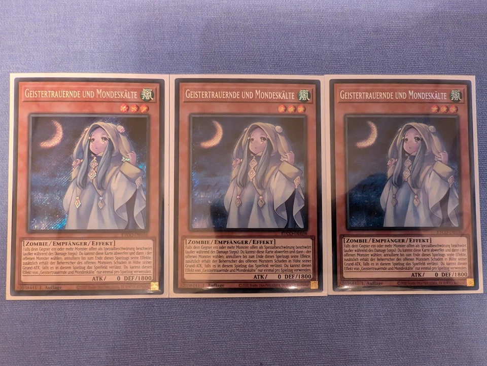 Yu-Gi-Oh! Ghost Mourner & Moonlit Chill ETCO-EN036 1st Edition GERMAN X3 - Image 1 of 1