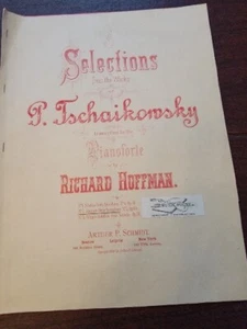 Tschaikowsky Scherzo Symphony No4 transcribed for Piano by Richard Hoffman,1894 - Picture 1 of 4
