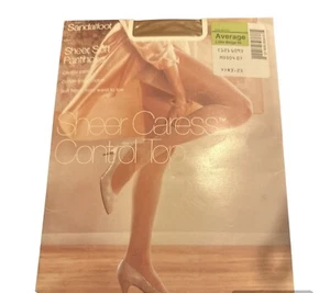 De Colección Worthington Transparente Control de Caricias Top Little Beig Pantimedias Promedio - Imagen 1 de 2
