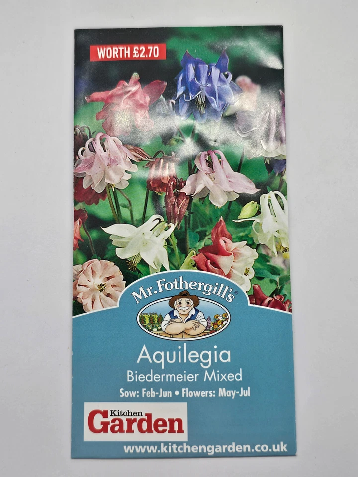 Aquilegia Biedermeier Mixed Flower 50 seeds - Image 1 of 1