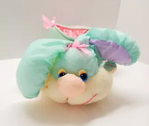 TL Toys Rabbit Easter Basket Nylon Bunny Parachute Material Blue Pastel 1989 - Picture 1 of 15