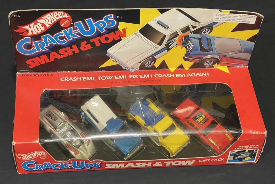 HOT WHEELS CRACK-UPS SMASH & TOW GIFT PACK 2817 MATTEL 1985 - Bild 1 von 4