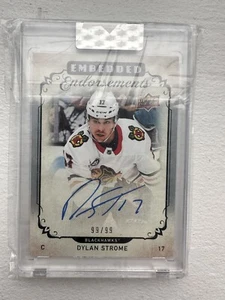 2018-19 Upper Deck Clear Cut Autographs #CCST Dylan Strome 99/99 Rare - Picture 1 of 2