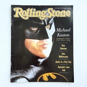 Rolling Stone Magazine Sept 1989 # 435 Michael Keaton Batman - Picture 1 of 11