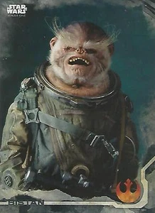 Star Wars Rogue One Serie 1: #7 "Bistan" Black Parallel Base Card - Bild 1 von 1