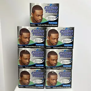 7 PACK-Luster's S-Curl Comb Thru Texturizer Regular Strength Argan & Olive Oil - Picture 1 of 6