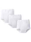 Gerber Baby Unisex 3 Pack Organic Training Pants NEW White Sizes 2T, 3T