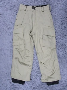 GOTCHA  Pants Kids 12 1978 Tan SnowboardingCargo Outdoors Skii Winter Activewear - Picture 1 of 10