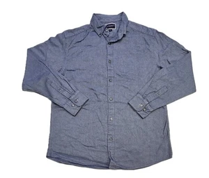 Camisa de vestir Charles Tyrwhitt calce clásico manga larga azul para hombre talla L - Imagen 1 de 9