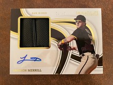 Jackson Merrill 24/49 Prospect Glove Auto Panini 2023 Immaculate Baseball Card