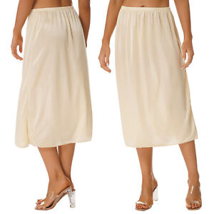 Lace Trim Half Slips for Women Underskirt Short Long Half Slip for Under Dress