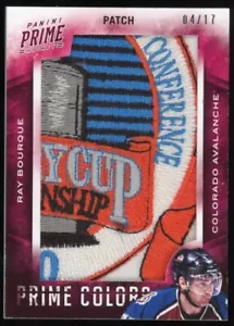 Ray Bourque 2013-14 Panini Prime Patch #d /17 Stanley Cup Final Patch Game Worn - Picture 1 of 2