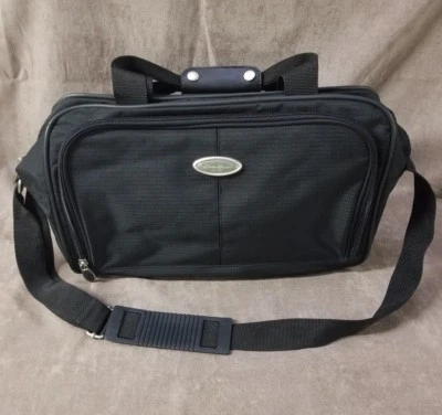 Bolso de Viaje Eddie Bauer Equipaje Laptop Bolso de Mano Negro Nylon Resistente al Agua  Foto 1 de 4