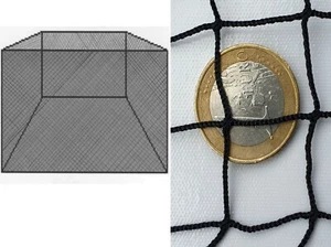 Fischgehege, Hälternetz 4x4m H-1,4m #20mm Knotenlosegarn Karpfen Forelle Zugnetz - Bild 1 von 3