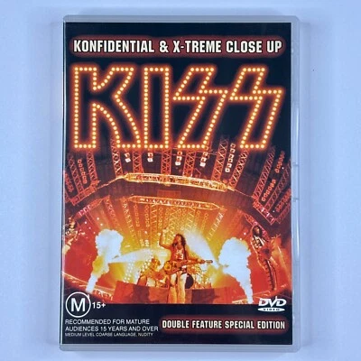 KISS Konfidential & X-Treme Close Up DVD Region Free PAL Tracked Postage - Image 1 of 4