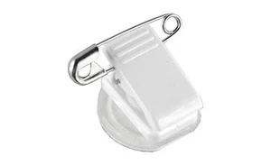 50 x Combinación Aguja/Clip Combiclip Giratorio Autoadhesivo Blanco - Imagen 1 de 1