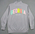 Georgia Simply Southern Sweatshirt Small Adult Pullover Long Sleeve Multicolored