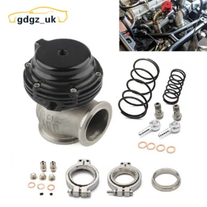 Black 44mm External Wastegate MVR V-Band Flange Turbo Water Cooled Aluminium - Picture 1 of 15