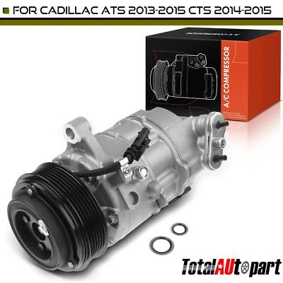 Nuevo compresor de aire acondicionado con embrague para Cadillac CTS 2014-2015 ATS 2013-2015 V6 3,6 L Foto 1 de 4