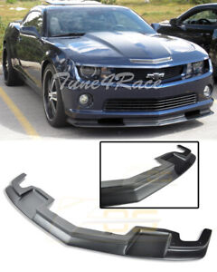 For 10-13 Camaro SS PRIMER BLACK Front Bumper Lower Lip Splitter TL1 Style ABS