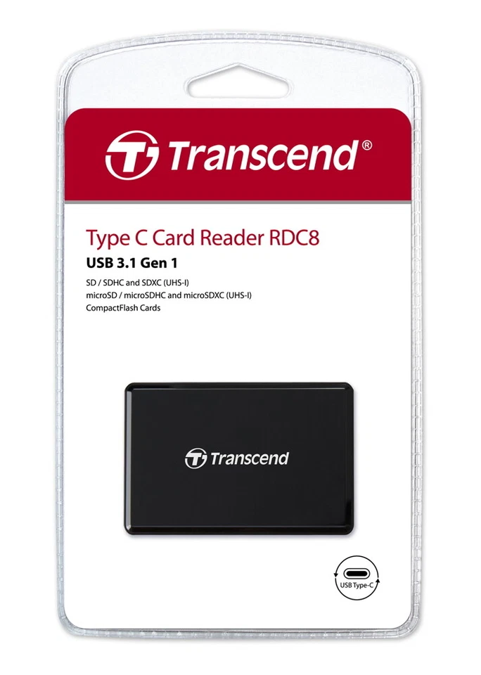 Transcend Card Reader Rdc8 USB 3.1 Gen 1