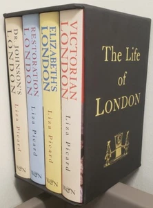 Life of London 4 vol Box set Elizabeth's Restoration Victorian Johnson's Picard - Picture 1 of 6