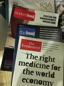 Massive stack of magazines - Economist, BMJ, Waitrose - roughly 6 years worth - Picture 1 of 5
