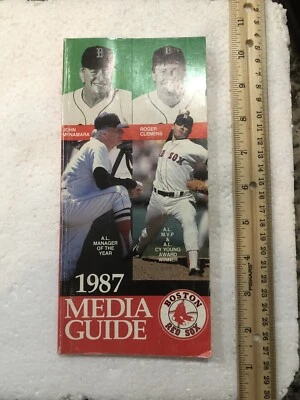1987 Boston Red Sox Baseball Media Guide - Image 1 of 3