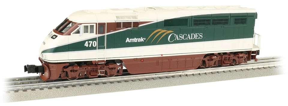 Williams 23403 O AMTK Cascades Pacific EMD F59PHI Diesel Locomotive w/Sound #470 - Image 1 of 1