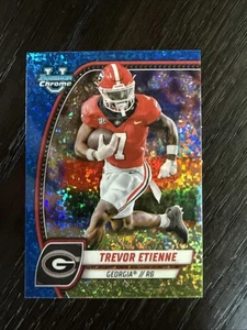 2024 Bowman U Chrome Trevor Etienne #177 Blue Mini-Diamond Refractor /175 - Picture 1 of 2