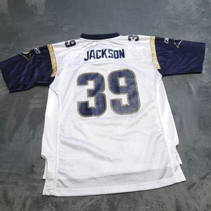 Vtg St Louis LA Rams On-Field Steven Jackson Jersey Size Youth Large Reebok #39 - Picture 1 of 7