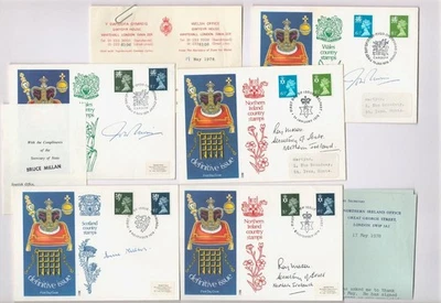 GB QEII 1974, 1976 Regional Stamp Signed FDC & Letters - Image 1 of 4