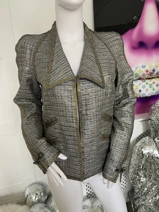 Chanel Vintage Crystal Embellished Jacket Collectors Item French 40 - Picture 1 of 24