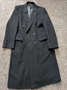 Teller The Cashmere Coat Trenchcoat Schwarz Hungary Made Vintage Herren Large - Bild 1 von 10