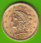 Münze GOLD USA 2 1/2 Dollars 1903 liberty head toll erhalten nswleipzig