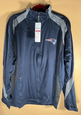 Chaqueta New England Patriots NFL Antigua Para hombres Chaqueta con Cremallera Frontal Talla L Nueva con Etiquetas Foto 1 de 4
