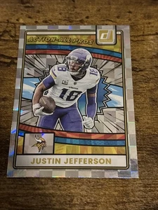 2025 Panini Donruss Justin Jefferson Action All Pros #AAP-JJE Minnesota Vikings - Bild 1 von 2
