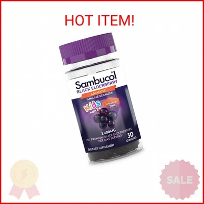 Gominolas Sambucol Black Elderberry para niños - Gominolas Sambucol niños, niños ancianos Foto 1 de 2