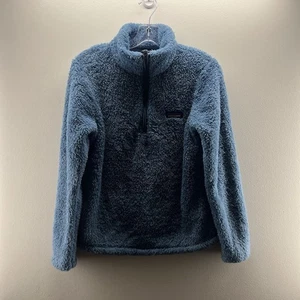 Patagonia Los Gatos Fleece Pullover 1/4 Quarter Zip Pullover Womens Small Blue - Bild 1 von 6
