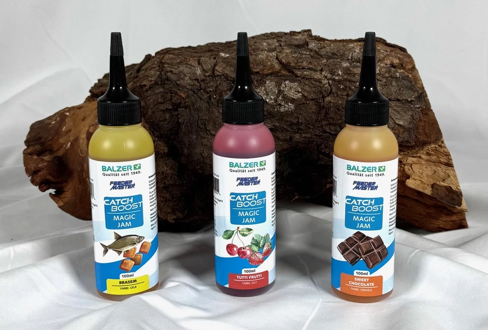 Balzer Catch Boost Magic Magic Jam 3 Sorten 100ml Liquid Lockstoff Lockmittel DA - Bild 1 von 1