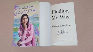 New Signed Book Malala Yousafzai Finding My Way A Memoir HC 1/1 2025 - Picture 1 of 2