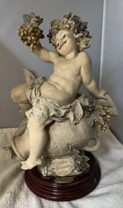 1995 GIUSEPPI ARMANI FLORENCE CAPODIMONTE LITTLE BACCHUS STATUE - Bild 1 von 23