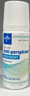 Aroma fresco antitranspirante enrollable Medline, 1,5 oz. - Sin alcohol - CAD: 8/26 Foto 1 de 2