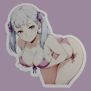 Anime Waifu Noelle Silva Black Clover NSFW Vinyl Sticker Decal 6" 5" 4" - Picture 1 of 1