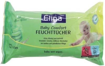 JEAN PRODUCTS Feuchte Babytücher 72er Feuchttücher Wischtücher Pflege­tücher Weich 20x15cm